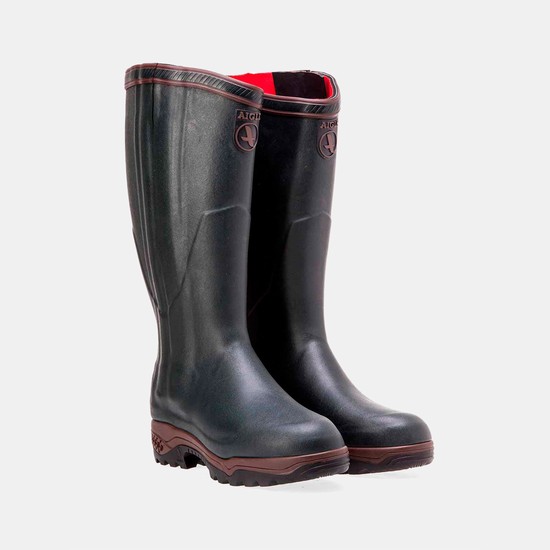 Aigle Anti-fatigue Rain Boots Men Black ZA-51794